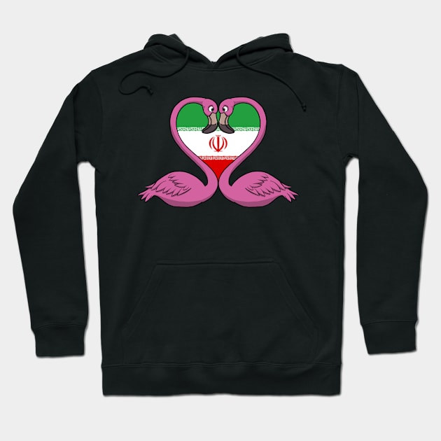 Flamingo Iran Hoodie by RampArt